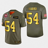 Nike 49ers 54 Fred Warner 2019 Olive Gold Salute To Service 100th Season Limited Jersey Dyin,baseball caps,new era cap wholesale,wholesale hats